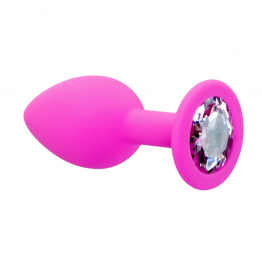 Анальная втулка ToDo by Toyfa Brilliant, силикон, розовая, 7 см, Ø 2 см, 50 г