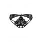 Эротические трусики Erolanta Lingerie Collection, кружевные с ажурными вырезами, черные (46-48)