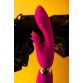 Вибратор с клиторальным стимулятором L'EROINA силикон, розовый, 18 см