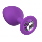 Анальная пробка Emotions Cutie Medium Purple clear crystal 4012-06Lola