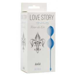 Вагинальные шарики Love Story Fleur-de-lis Sky Blue 3006-04Lola